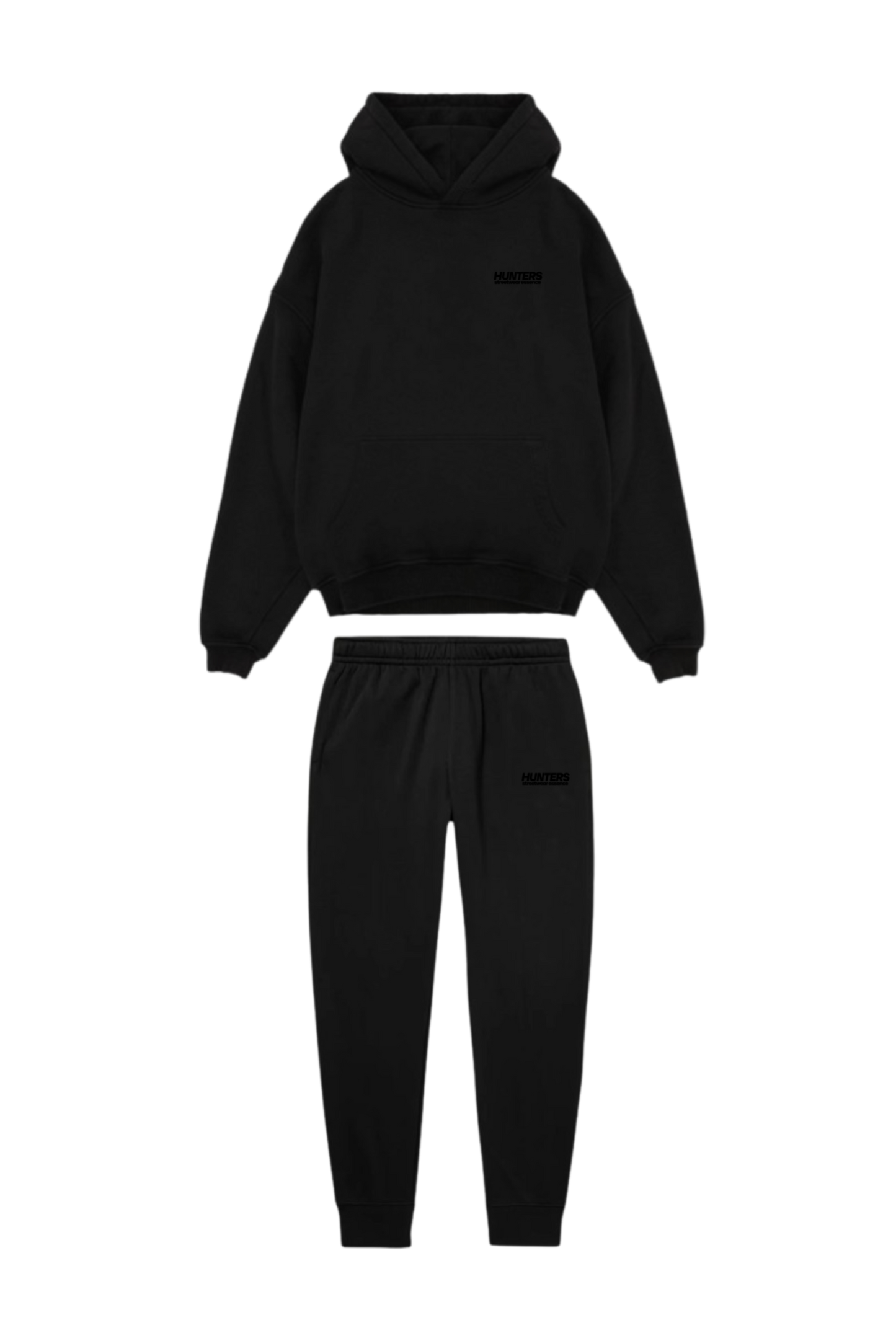 Black on black basic tracksuit