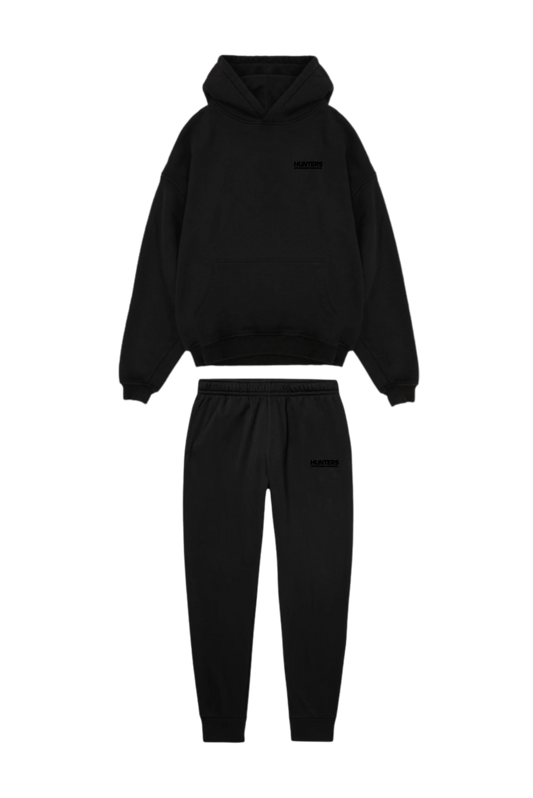 Black on black basic tracksuit