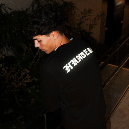 Reflective black sweatshirt