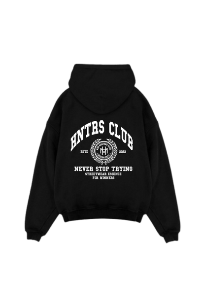 HNTRS CLUB Black Hoodie