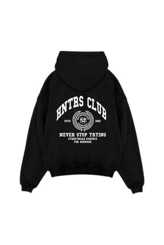 HNTRS CLUB Black Hoodie