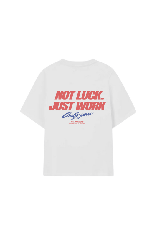 Just Work White Tee