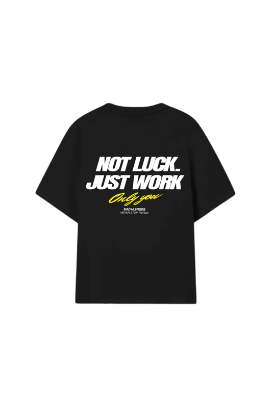 Just Work Black Tee