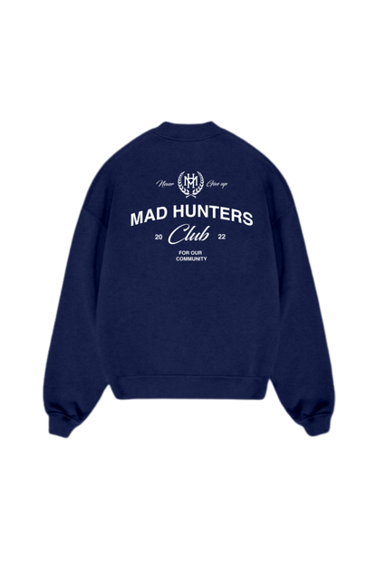 Mad Hunters club navy blue sweatshirt