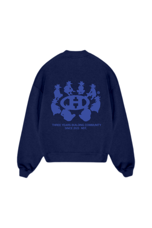 Building Community Navy Blye Sweatshirt
