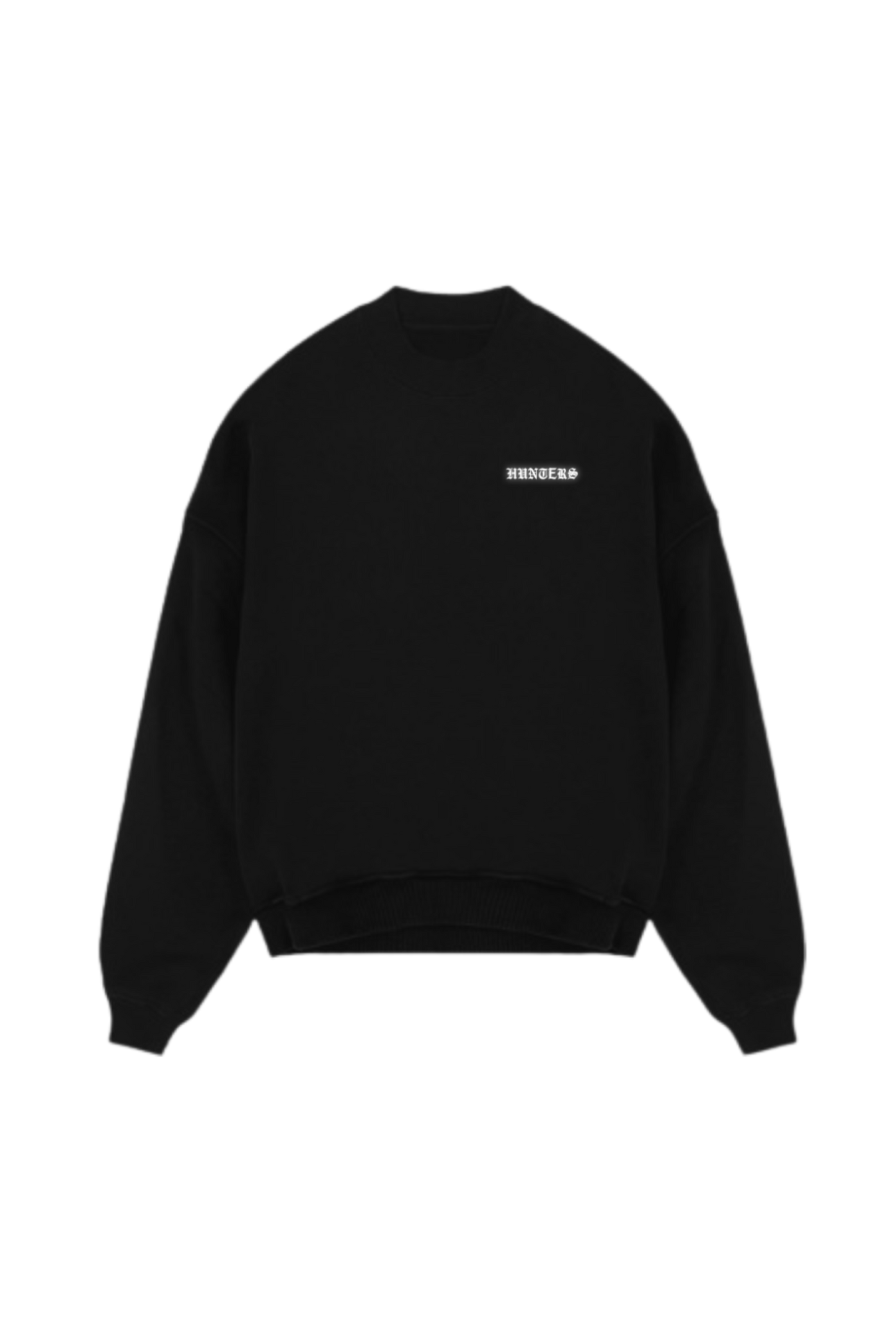 Reflective black sweatshirt