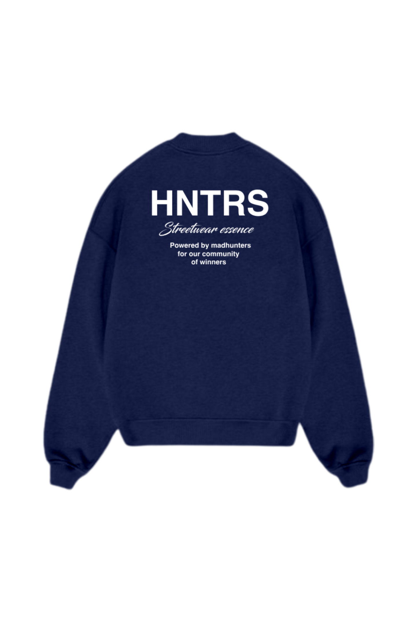 Streetwear essence navy blue sweatshirt