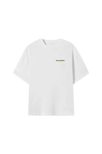 Work Hard white T-shirt