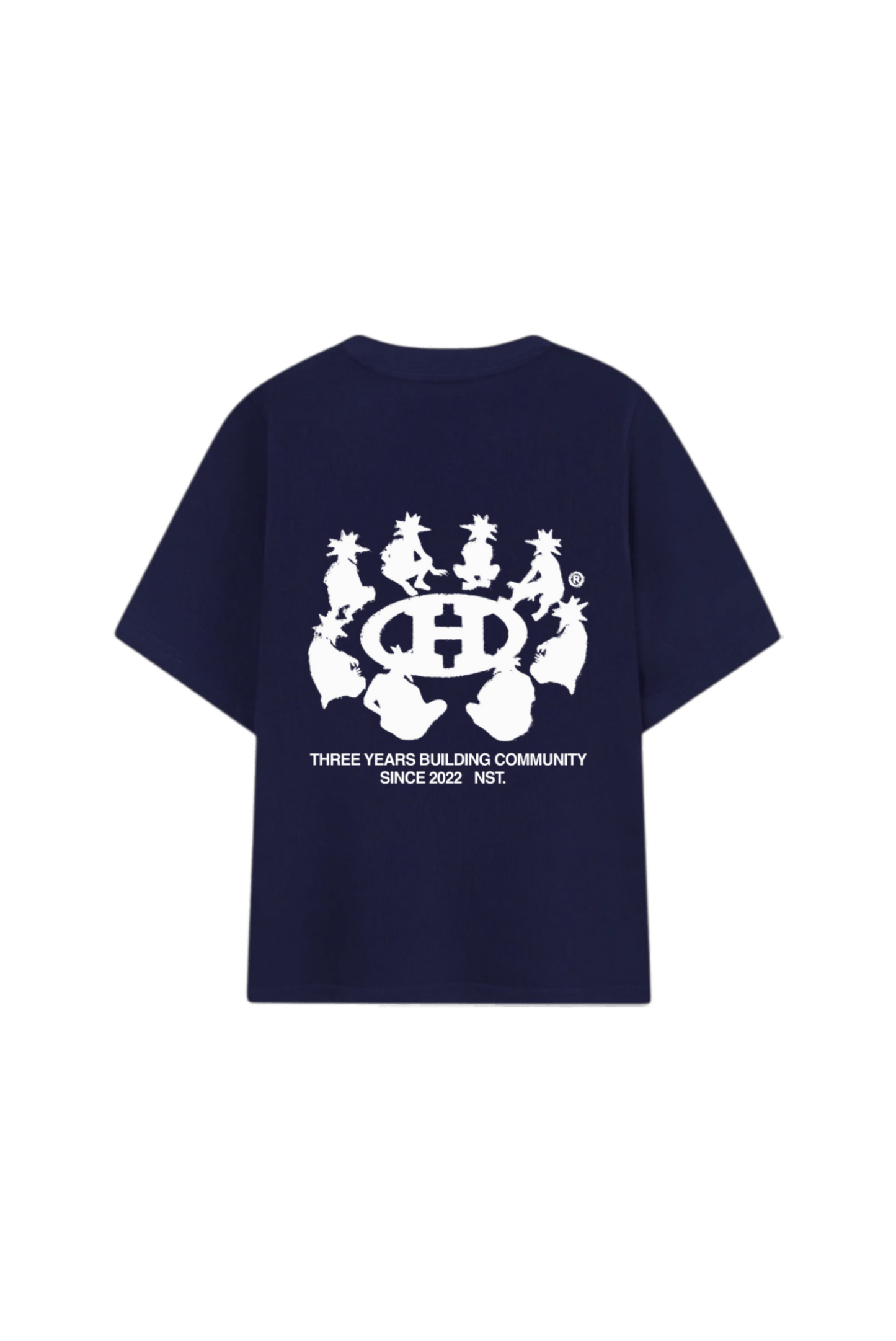 Building Community white tee