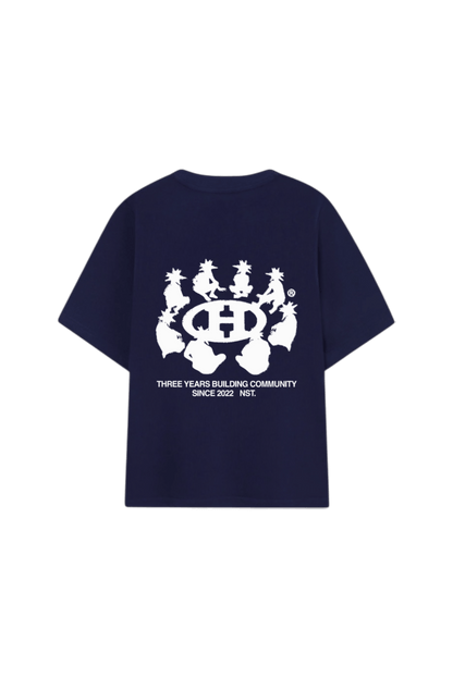 Building Community white tee