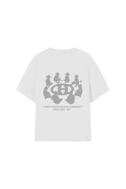 Building Community white tee