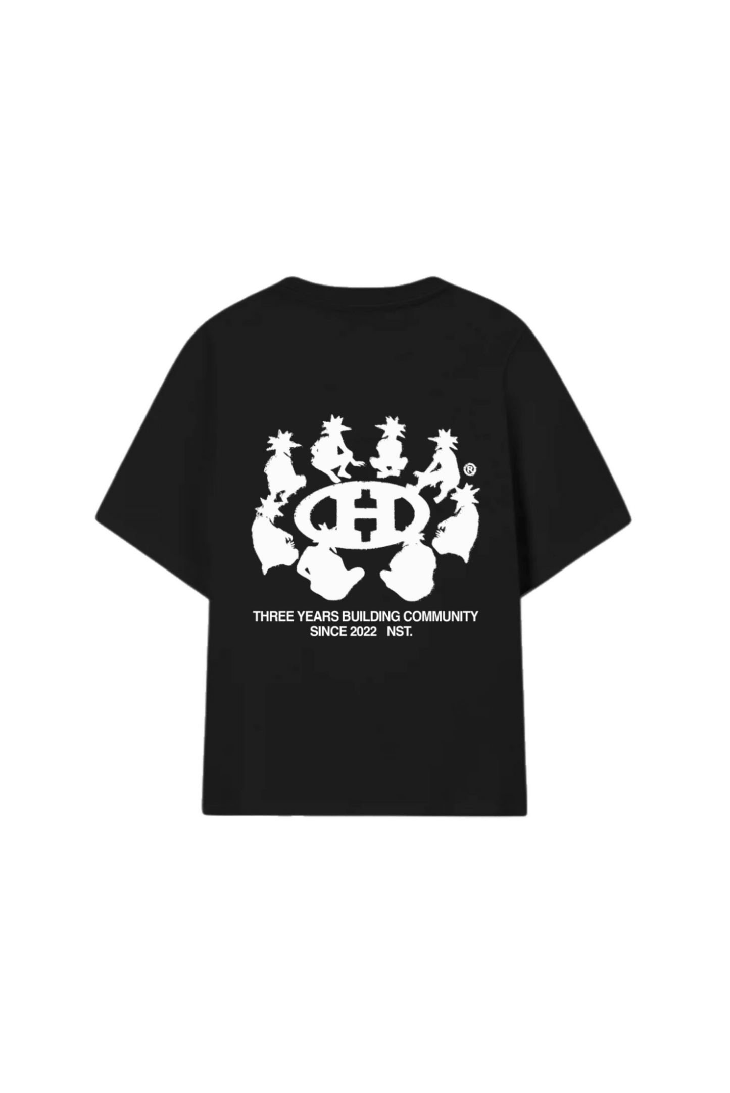 Building Community white tee