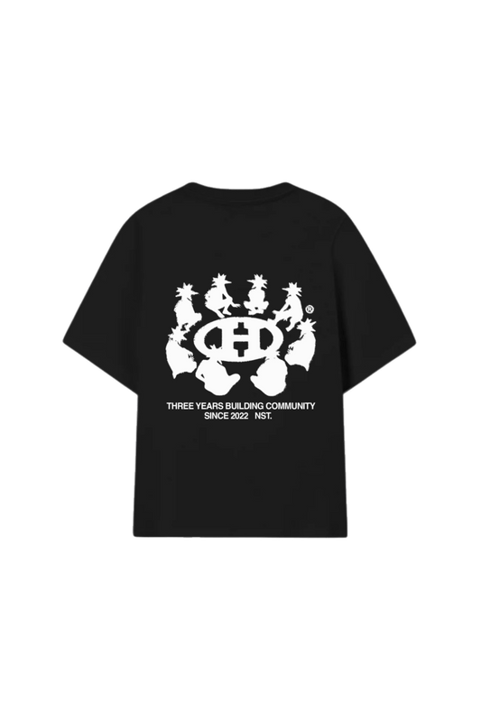 Building Community black tee